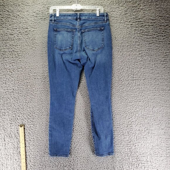 Loft Jeans Womens Size 6 Blue Curvy Skinny Stretch Denim - Picture 11 of 12